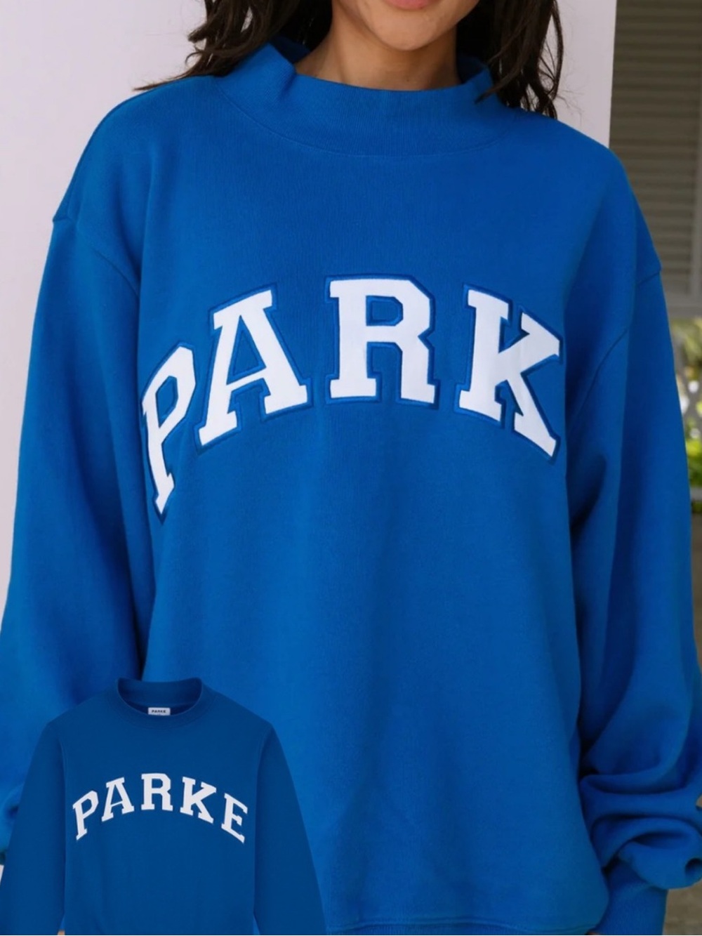 Parke | Summerland 2026 Heritage Varsity Mockneck in Harbor Blue Size: 2XL